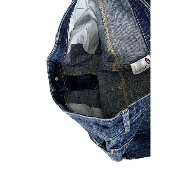 Old Navy Girls Size 16 Plus Jeans Embellished pocket raw hem Flap Back Pockets - Picture 6 of 8